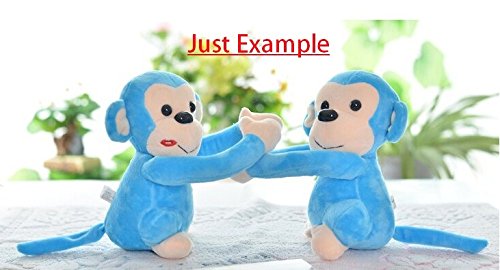 Rizto Toys Monkey Love Cuddly Couple Plush Teddy Set – Soft Stuffed Toy Gift for Kids