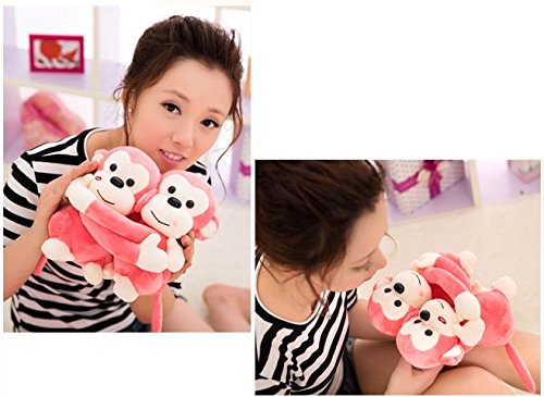 Rizto Toys Monkey Love Cuddly Couple Plush Teddy Set – Soft Stuffed Toy Gift for Kids