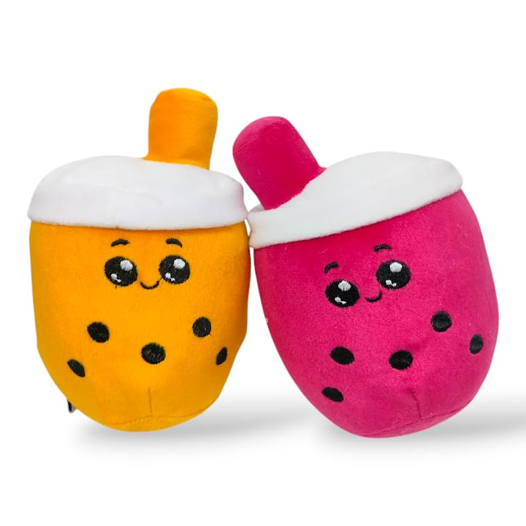 Yorli Soft Boba Plushie Toy – 7" Bubble Tea Squishy Milk Plush for Kids