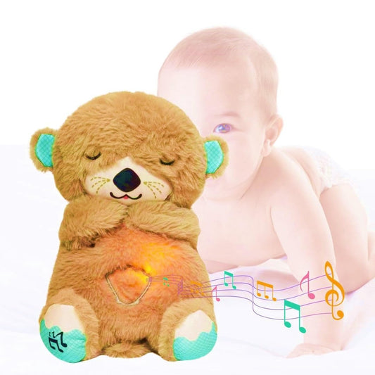 LumeTOY Breathing Teddy Bear Plush Toy – Soft, Huggable 25cm Gift for Kids & Adults