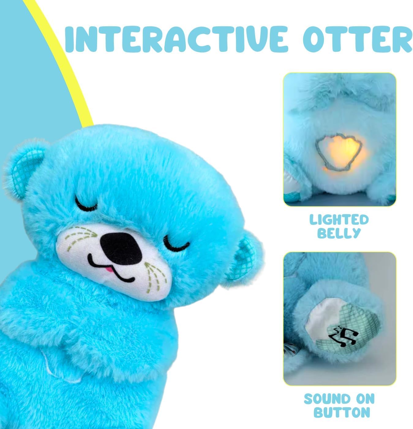 LumeTOY Breathing Teddy Bear Plush Toy – Soft, Huggable 25cm Gift for Kids & Adults