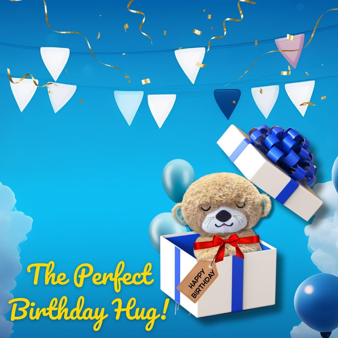 LumeTOY Breathing Teddy Bear Plush Toy – Soft, Huggable 25cm Gift for Kids & Adults