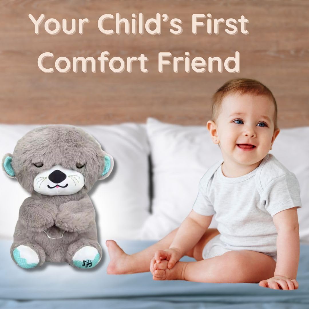 LumeTOY Breathing Teddy Bear Plush Toy – Soft, Huggable 25cm Gift for Kids & Adults