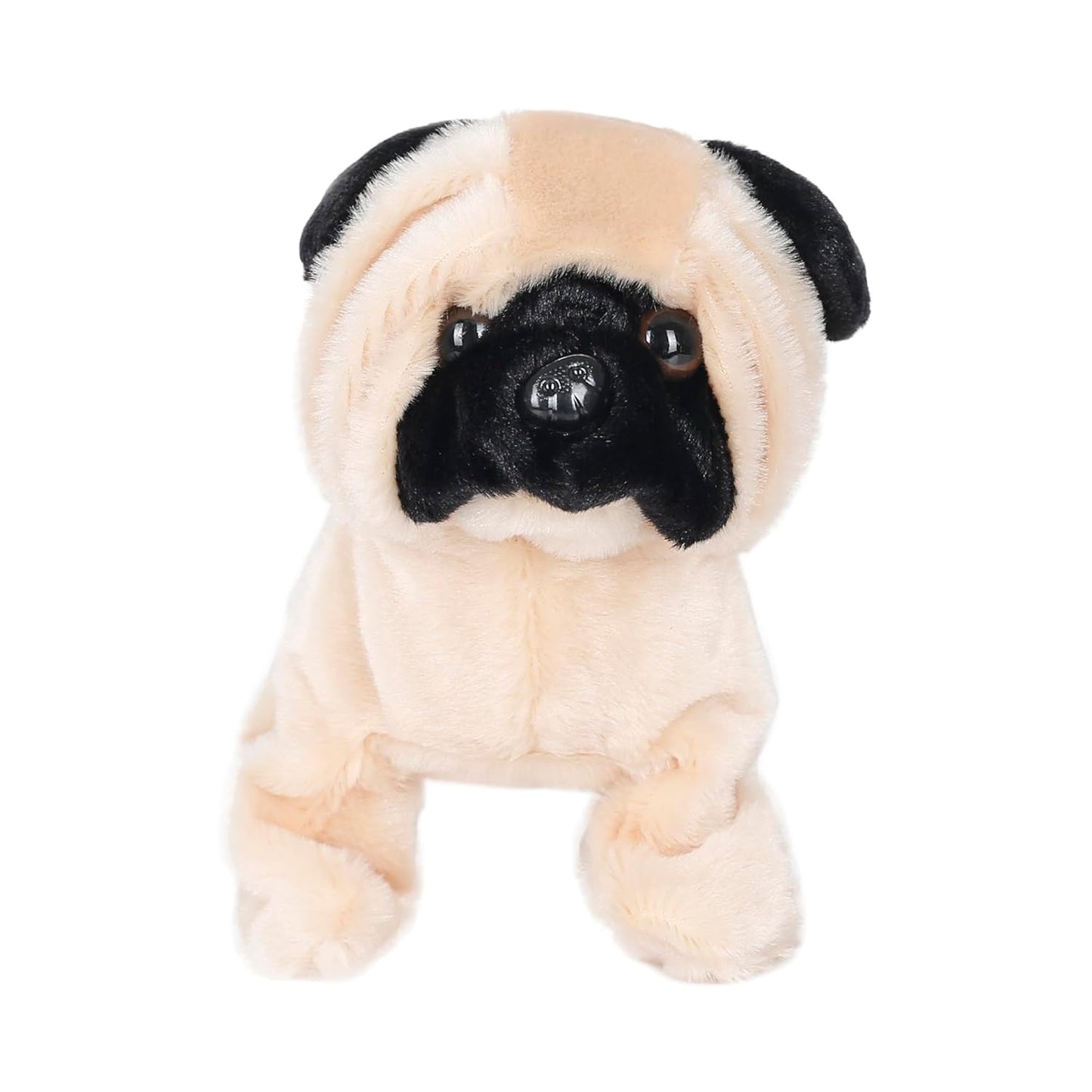 Happiyo Pugs at Play Spotty Walking Talking Plush Dog Toy – Interactive Pet Toy for Kids 3Y+