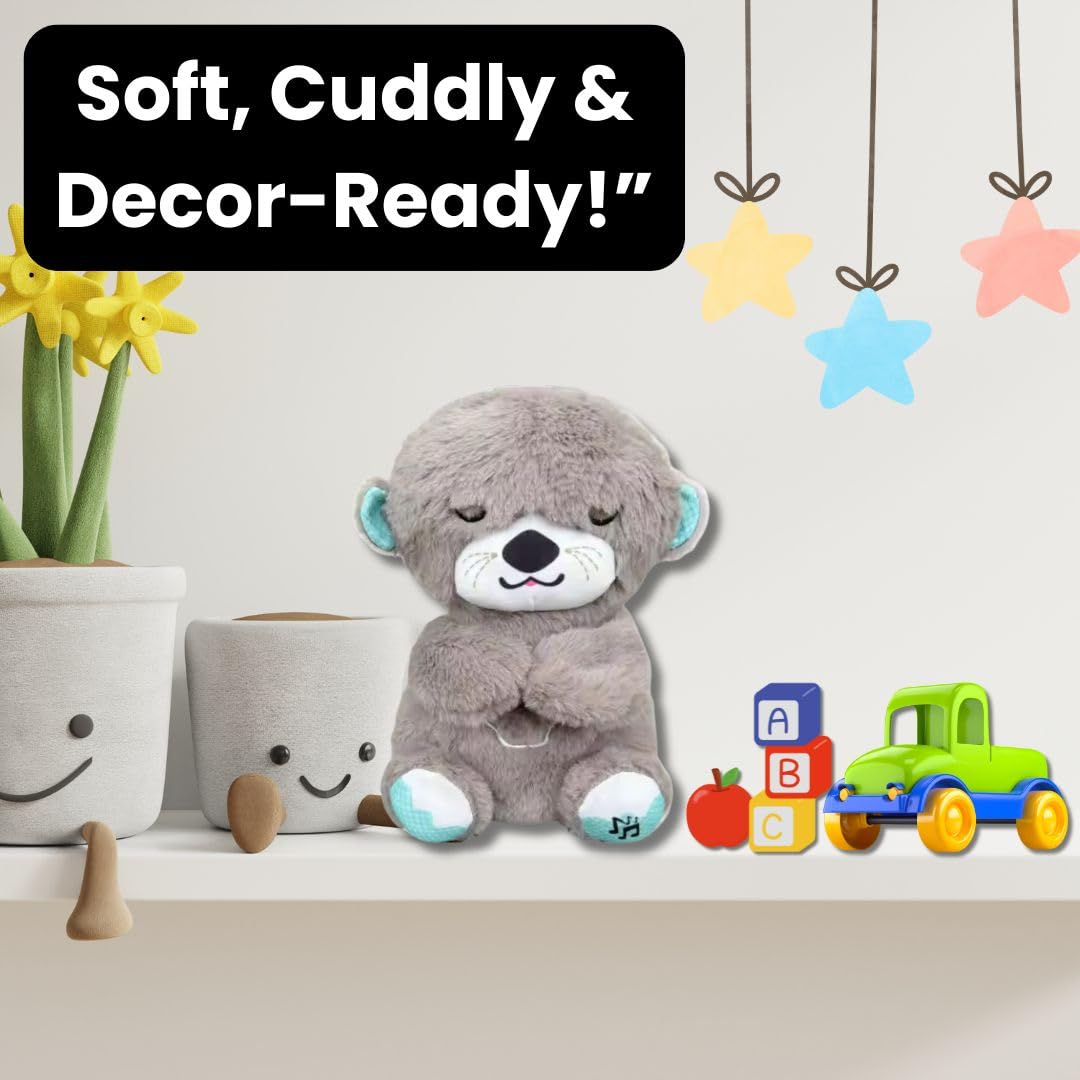 LumeTOY Breathing Teddy Bear Plush Toy – Soft, Huggable 25cm Gift for Kids & Adults
