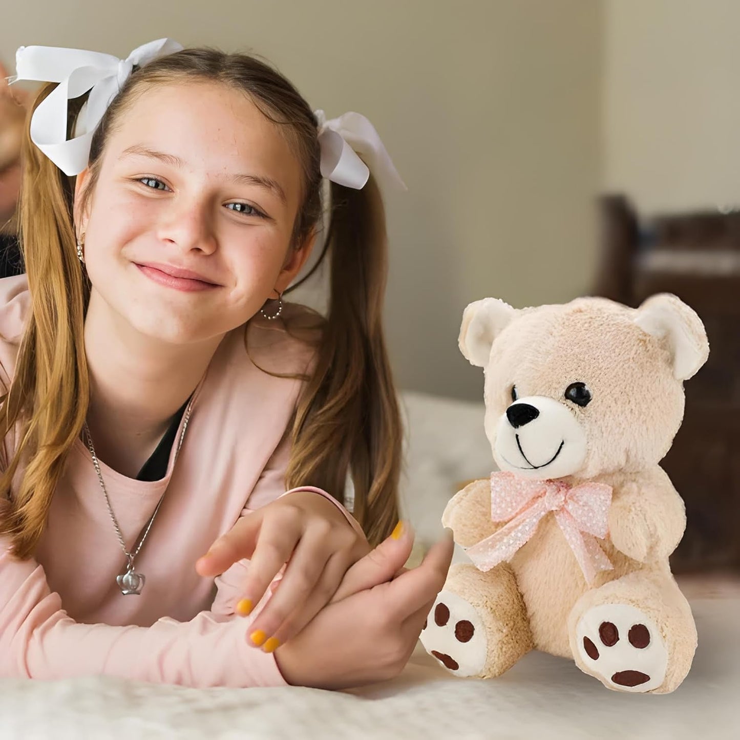 Winksy Plush Teddy Bear – Soft, Cute & Adorable Toy for Kids, 22 CM Stuffed Animal