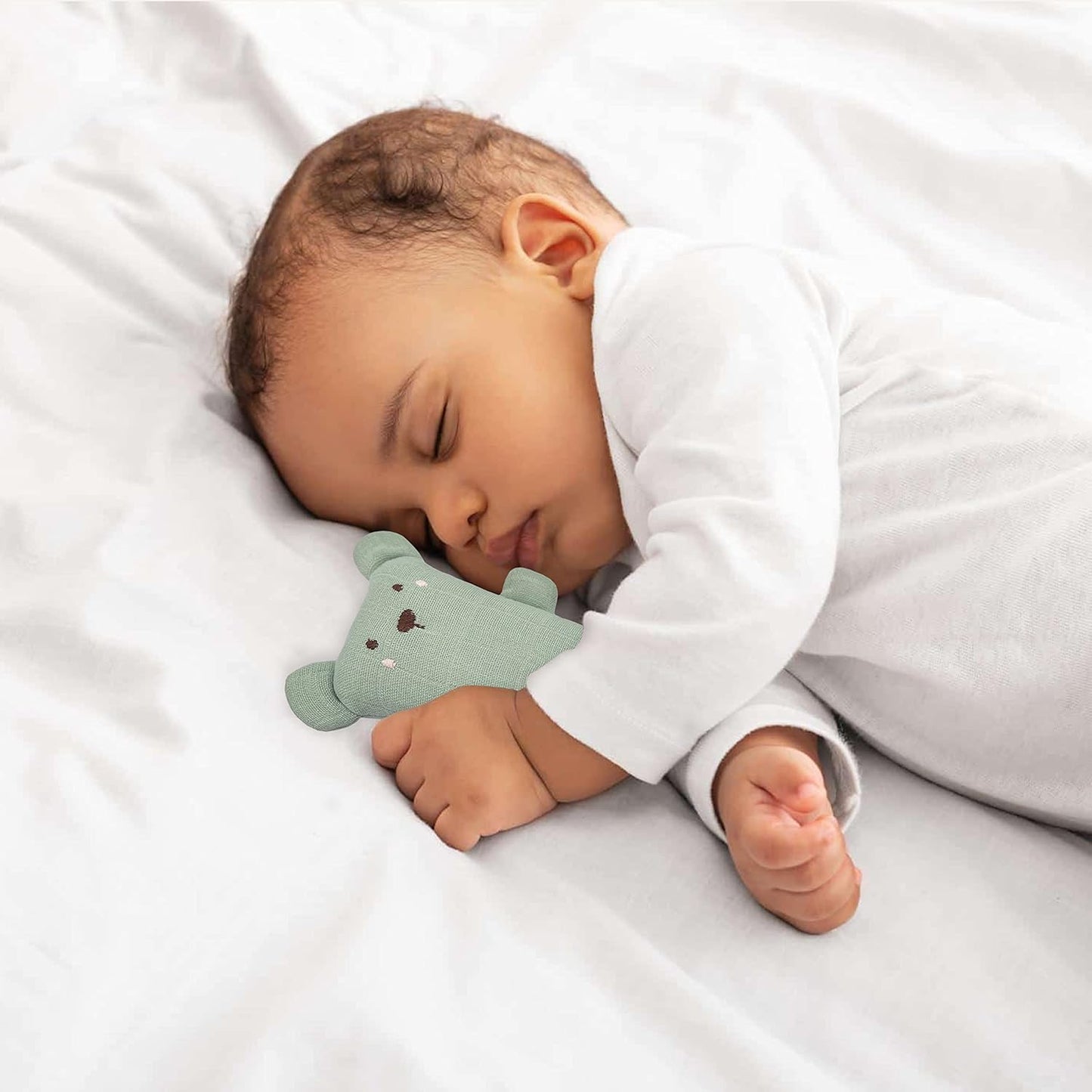 Aventra Organics Soft Cuddle Toy – 100% Organic Muslin, 0+ Months, 18x10x4cm, Boris the Bear Collectible