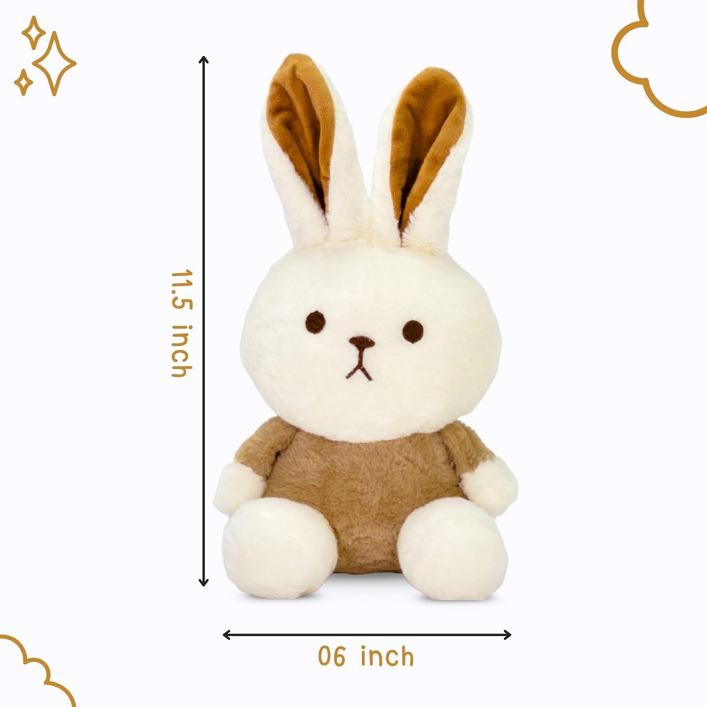 LIVELY Goo Brown Rabbit Plush Toy – Big-Eared Bunny for Kids’ Imagination & Sensory Playtime          Ask ChatGPT