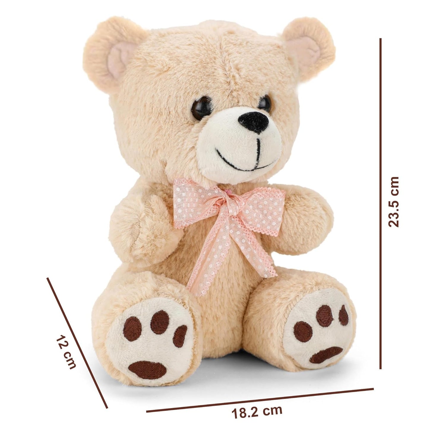 Winksy Plush Teddy Bear – Soft, Cute & Adorable Toy for Kids, 22 CM Stuffed Animal