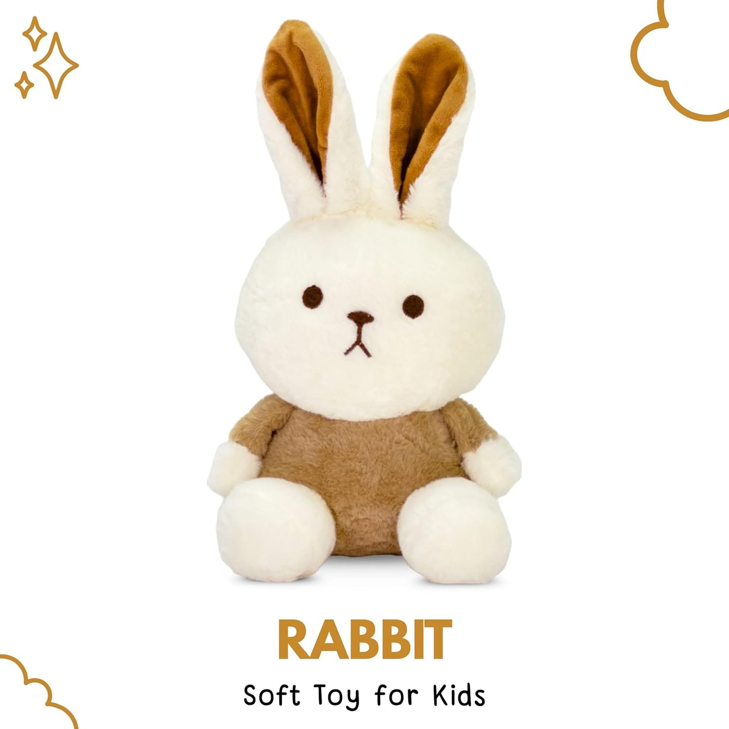 LIVELY Goo Brown Rabbit Plush Toy – Big-Eared Bunny for Kids’ Imagination & Sensory Playtime          Ask ChatGPT