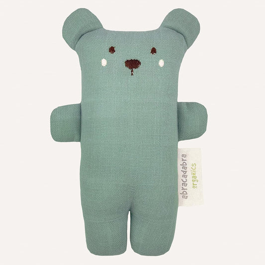 Aventra Organics Soft Cuddle Toy – 100% Organic Muslin, 0+ Months, 18x10x4cm, Boris the Bear Collectible