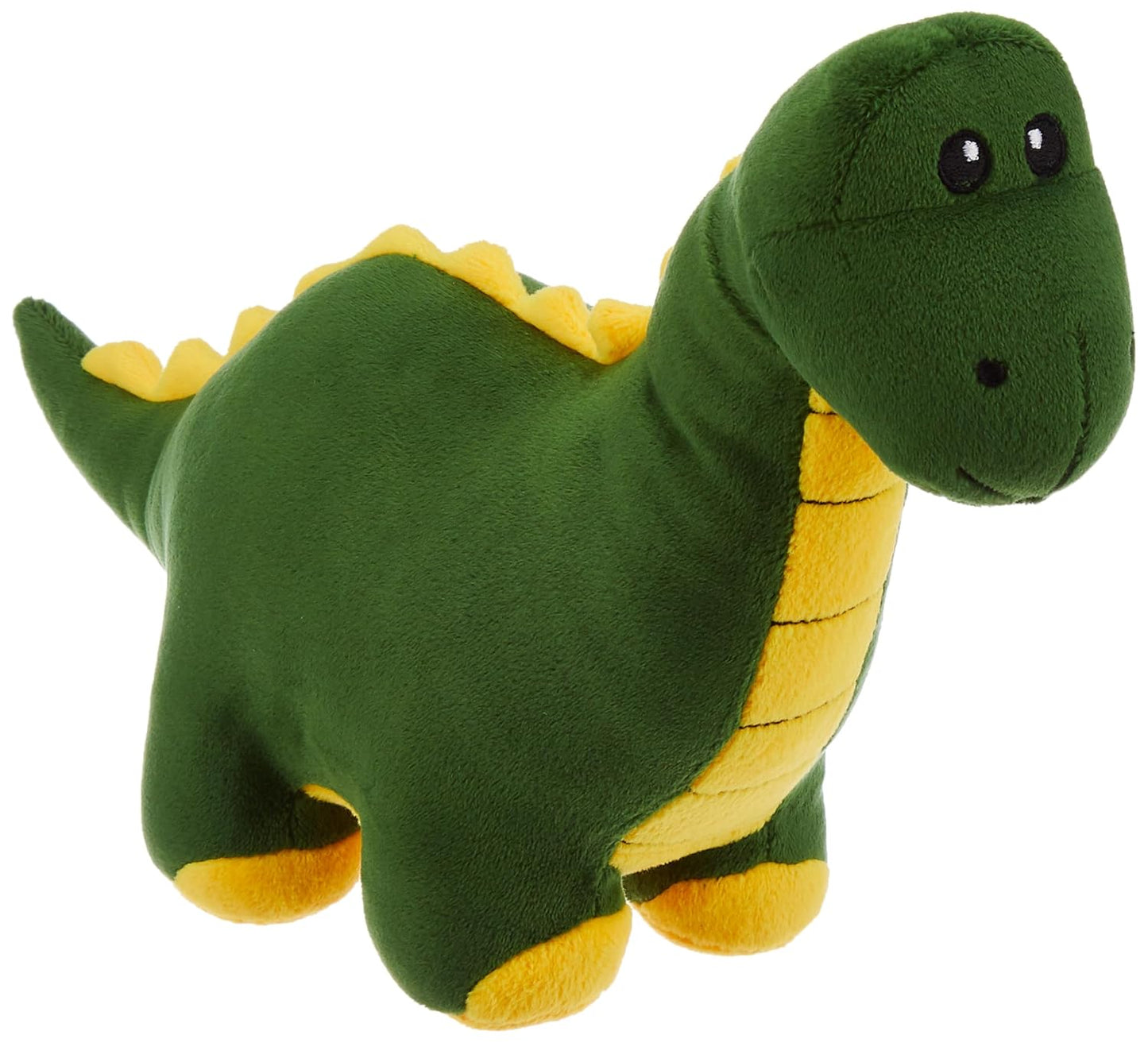 Daurelia Joy - Dinosaur Plush Soft Toy for Kids, Super-Soft & Safe, 34cm, Green & Yellow, Unisex Gift