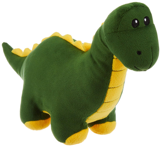 Aurelia Joy - Dinosaur Plush Soft Toy for Kids, Super-Soft & Safe, 34cm, Green & Yellow, Unisex Gift