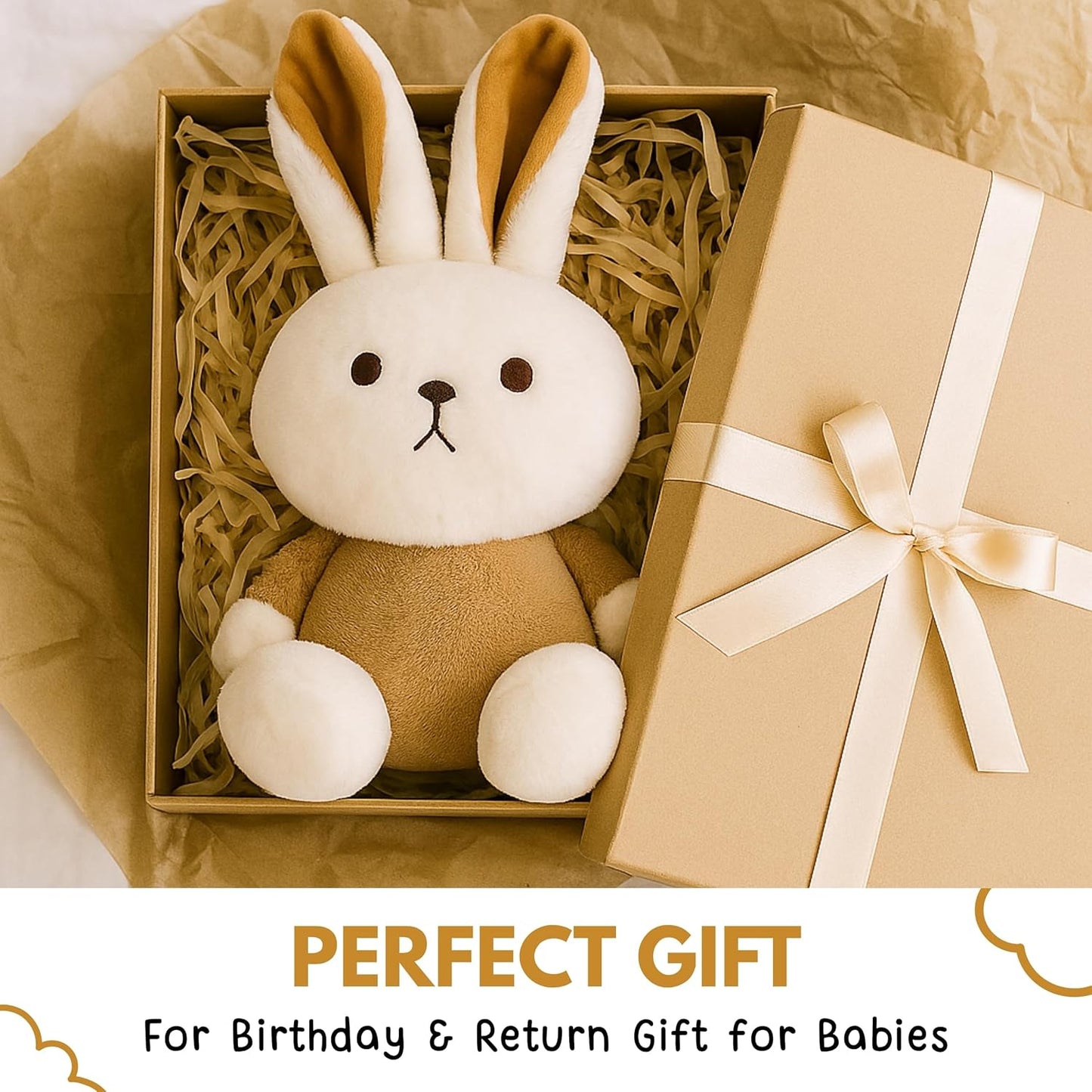 LIVELY Goo Brown Rabbit Plush Toy – Big-Eared Bunny for Kids’ Imagination & Sensory Playtime          Ask ChatGPT